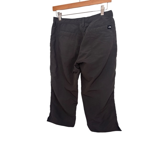 The North Face Womens Pants 10 Gray Hiking Outdoor Capri Crop Gorpcore - Picture 2 of 12